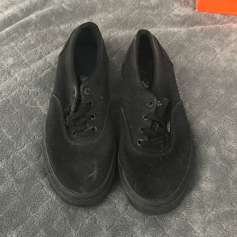 Black Vans low top